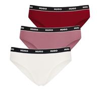 HUGO Women's Triplet Brief Stripe 10272521 Letter, Open Miscellaneous, XXL