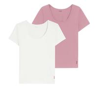 Hugo Women's Twin T-Shirt Rn 10272521 01 Underwear, Open Pink, XS