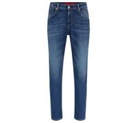 Hugo Womens X Replay Regular Fit Jeans in Blue Cotton - Size 26W/32L