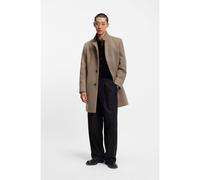 HUGO Wool-blend coat with stand collar - Style Mintrax2441, 50560347 Beige 34R