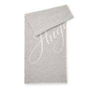 HUGO Wool-blend scarf with logo jacquard - Style Byanca_40*180, 50524789 Light Grey pcs.