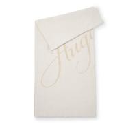 HUGO Wool-blend scarf with logo jacquard - Style Byanca_40*180, 50524789 Natural pcs.