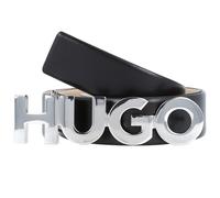 Hugo Zula belt leather 75 cm black