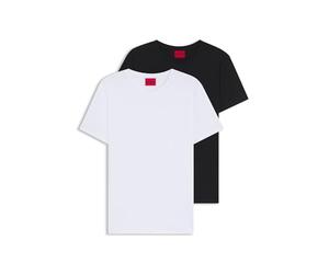 HUGO Zweierpack Slim-fit T-Shirts Aus Stretch-Baumwolle