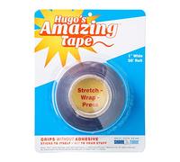 Hugo's Amazing Tape - 50 ft Roll x 1" Wide Reusable Double Sided Non-Stick Adhesive
