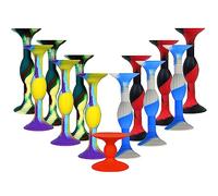 HugOutdoor 4.3 "Large Size 12Pcs 4 Colour Suction Cup Dart Silicone Sucker Soft Darts Kids Sticky Toys Indoor Outdoor Sports Throwing Games