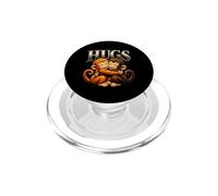 HUGS Cute Monkeys Embracing Together PopSockets PopGrip for MagSafe