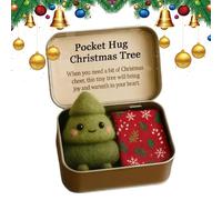 Hugs for Friends - Mini Keepsake Doll Hug Card, Emotional Gift for Appreciation, Thoughtful Design with Good Luck Wishes, Easy Give Feature, Sentimental Gift Tool, Accessory for Birthday & Holiday 2.3