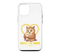 Hugs For Hope Mother Baby Panda Yellow Ribbon Awareness Case for iPhone 12/12 Pro