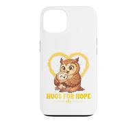 Hugs For Hope Mother Baby Panda Yellow Ribbon Awareness Case for iPhone 13