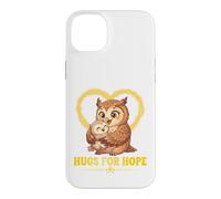 Hugs For Hope Mother Baby Panda Yellow Ribbon Awareness Case for iPhone 14 Plus