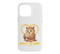 Hugs For Hope Mother Baby Panda Yellow Ribbon Awareness Case for iPhone 14 Pro Max