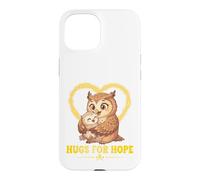 Hugs For Hope Mother Baby Panda Yellow Ribbon Awareness Case for iPhone 15