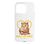 Hugs For Hope Mother Baby Panda Yellow Ribbon Awareness Case for iPhone 15 Pro Max