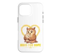 Hugs For Hope Mother Baby Panda Yellow Ribbon Awareness Case for iPhone 16 Pro Max