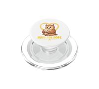 Hugs For Hope Mother Baby Panda Yellow Ribbon Awareness PopSockets PopGrip for MagSafe