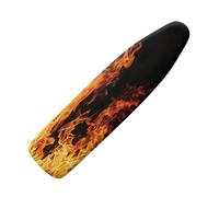 HUGS IDEA Fire Ironing Board Cover with Elastic Edges, Heat Reflective Ironing Board Pad Protector Cover Replacement Accessories