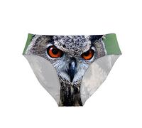 HUGS IDEA Hipster Owl Print Ladies Panties Underwear Comforttable Underpants S