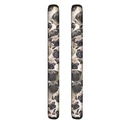 HUGS IDEA Lovely Pugs Dogs Pattern Refrigerator Door Handle Cover for Fridge Kitchen Appliance Decor Oven Dishwasher