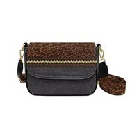 HUGS IDEA Retro Women's Shoulder Handbag Brown Trendy Leather Crossbody Purse Lightweight Satchel Bag for Lady Daily Use Fashion Travel Cell Phone Wallet