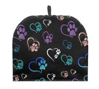 HUGS IDEA Teapot Cozy Dust Cover Accessories Colorful Animal Paws Love Heart Home Kitchen Decoration Insulating Tea Pot Cosy Kettle Cover