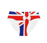 HUGS IDEA Vintage Britain UK Flag Women's Seamless Underpants Breathable Panties Briefs