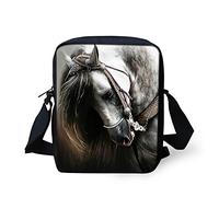 HUGS IDEA Women Girl Mini Shoulder Handbag Horse Pattern Cross Body Messenger Bag Purse for Travel