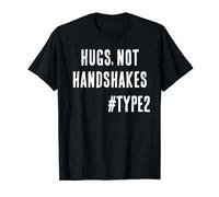 Hugs not Handshakes Funny Enneagram Type 2 T-Shirt