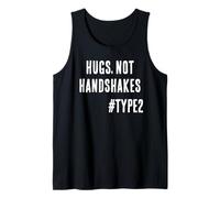 Hugs not Handshakes Funny Enneagram Type 2 Tank Top