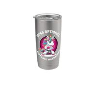 Hugs Optional. Distance Mandatory. Stainless Steel Insulated Tumbler