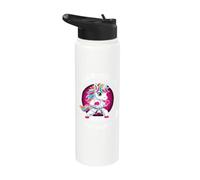 Hugs Optional. Distance Mandatory. Stainless Steel Insulated Water Bottle