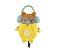 HugSmart Pet - Melody Bros | Squeaky Dog Rope Toys | Durable Plush Rope Toys for Aggressive Chewers| Interactive Tug Toys for Small Medium Large Breeds - Teething Toys (Melody Bros-Cat)