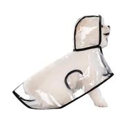 Hugsweet Dog Raincoat with Hood | Portable Transparent Dog Rain Coat | Raincoat for Dogs, Dog Rain Coat, Dog Rain Poncho for Dog French English Bulldog Pug Terrier