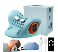 Hugterra Neck Massager, 2026 New Neck Massagers, 6 Intensity Levels, 3 Heating Modes, 26° Angle Support Design, Electric 4D Kneading, for Back, Shoulder (1pcs)