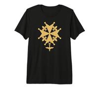 Huguenot Cross French Protestant Symbol Calvinism Premium T-Shirt