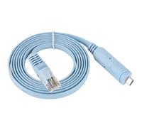 Hugwait USB C to RJ45 Cable for Cisco Console Type C Ethernet Cable with FTDI Chip RS232 Routers Switches Console Connection Cable 8P8C Support Windows Vista MacBook Laptops Linux 6FT/1.8m