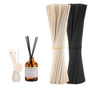 Hugwish 200pcs Long Reed Diffuser Sticks 25cm X3.0mm, Large Black Reed Diffuser For Scented Oil Diffuser, Diffuser Sticks 25cm, Fragrance Sticks For Home,Office (25cm x 3.0mm)