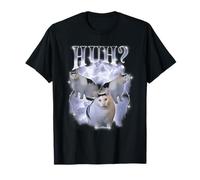 Huh Cat Chonky Ben Meme 90s Silly Cat Specific Dank Meme T-Shirt
