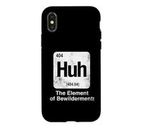 Huh The Element of Bewilderment Funny Science Periodic Table Case for iPhone X/XS