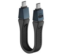 HUHANGGod 80Gbps USB C Cable,240W Type C Male To Male Adapter up to 120Gbps Bandwidth Amplification Support 16K@30Hz 8K@60Hz Compatible with Thunderbolt 5/4/3, USB 4.0, USB C 3.2/3.1 (13cm) (Black)
