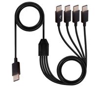 HUHANGGod Multi USB-C Splitter 4-in-1 Cable - 1.5 Meter