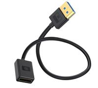 HUHANGGod Right Angle Displayport 1.4 Extension Cable (Straight)
