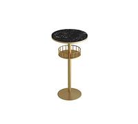 HUHAORAN2021 Bar Tables Bar Table Round High Table Commercial Small Bar Round Table Small Bar Table And Chair Milk Tea Shop High Bar Table Bar Table Bar Table High table (Color : Black)