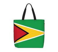 huhiuu Flag of Guyana Printed shoulder bag, women's handbag, suitable for daily shopping, work, commuting and going out.