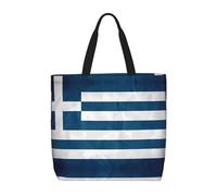 huhiuu greek flag Printed shoulder bag, women's handbag, suitable for daily shopping, work, commuting and going out.