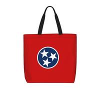 huhiuu Tennessee State Flag Printed shoulder bag, women's handbag, suitable for daily shopping, work, commuting and going out.