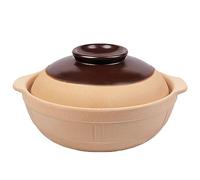HUHJYUGE Clay Pot for Cooking, Cooking Pot With Lid, Terracotta Pot, Big Pots for Cooking, Stove Top Clay Pot, Unglazed Clay Pots for Cooking, Handmade Cookware (1L)