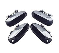 HUHNGNBZPM Car Inner Door Handle for Kia for Carens 2002-2006 0K2FB-58410 0K2FB-59410 0K2FB-72410 0K2FB-73410 Car Outside Door Handle Chrome Front/Rear Left/Right(A Set 4 Sides)