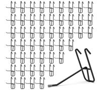 HUHOLE 50 Pack 4 Inch Wire Gridwall Hooks