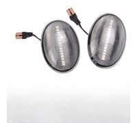 Huhpa 2PCS Flowing Turn Signal Light Dynamic LED Side Marker Side Indicator Blinker For MINI Cooper R55 R56 R57 R58 R59 2007-2013(Crystal Type)